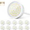 GeyouLux LED Modulo 230V Ultrapiatto ø50x23mm per Faretti da Incasso e Faretti a Vista - 6W 600LM IP44 Angolo di Emissione 120° 4000K Bianco Neutro - lampadina Sostitutiva MR16/GU10 - Set da 10