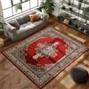 Carpettex Tappeto Orientale 80x150 cm Rosso Pelo Corto Vintage Classico