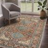 GENIMO Tappeto Persiano Vintage Classico Rosso 120 x 170 cm | Antiscivolo e Lavabile in Lavatrice, Pelo Corto Morbido per Soggiorno, Camera da letto, Cucina, Ingresso e Ufficio
