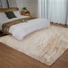 Ghouse Faux Tappetto di Pelle di Pecora Tappeto a Pelo Corto Lavabile Fluffy Uni Effetto Pelliccia Antiscivolo Facile da Pulire, Dimensione:150 x 240 cm, Colore: Beige