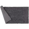 HomeLife - Lussuoso Tappeto Bagno Antiscivolo in Ciniglia [60X100] Tappeto Bagno Assorbente e Extra Morbido, Ideale come Tappeto Doccia Assorbente e Lavabile in Lavatrice [Grigioscuro]