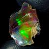 AK GEMS AND JEWELLERY Etiope opal, Nero Fuoco opal gemstone Crudo, Natural opal rough 8 KT 21x14 MM