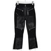 Diesel Jeans DIESEL Donna W26/L26 Neri Con Zip In Denim Aspetto Cerato Alla Caviglia