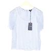 Armani Jeans Blusa Armani Jeans A5009 Donna US 4 Maniche Corte Setosa
