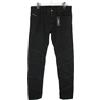 Diesel D-Kras-X-Sp2 009RC Jeans Uomo W32/L32 Slim Fit Dettagliato Cuciture Nero
