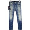 Armani Jeans J06 Comfort Skinny Fit Jeans Donna W24 Zebra Sbiadito Zip Fly Blu