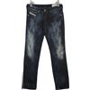 DIESEL Ronhy 008WL Stretch Jeans Donna W26/L32 Sbiaditi Strappati Dritti