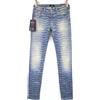 Armani Jeans Skinny Fit Donna W24 Zip Fly Effetto Sbiadito Motivo Logo