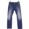 Diesel Krooley Regular Slim-Carrot 0811P Jeans Uomo W27/L30 Ripped Sbiadito Blu