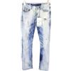 Diesel Myboy Slim-Straight Jeans Donna Vita Bassa 0827B Strappati Blu W24/L30