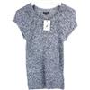 NAUTICA Maglione A Collo Barchetta T-Shirt Donna XS Maniche Corte In Maglia