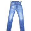 DIESEL Belther Regular Slim-Tapered 0823U Jeans Uomo Rovinati Sfumati W27/L32