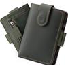 Will Fire WillFire® MagFlap Smart Wallet | Portafoglio Uomo | Portachiavi extra | Porta carte in vera pelle per 10-12 carte | Protetto RFID | Chiusura magnetica | Con confezione regalo