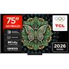 TCL 75C6K Pro - Smart TV QD‑Mini LED 4K HDR10+ da 75, 1.000nit