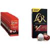 Splendid - Capsule Caffè Espresso Classico - 100 Capsule in Alluminio & L'Or Capsule Caffè Espresso Barista Intensità 13, Confezione da 100 Capsule in Alluminio
