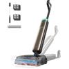 DREAME T16 Pro Steam Aspirapolvere Lavapavimenti, Aspir. da 30.000 Pa | Vapore a 200 °C, Lav. a 90 °C, Profilo da 9,85 cm, 0 Grovigli, Lavaggio Spazzola a Vapore e Acqua Calda, Controllo con App