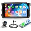 Hodozzy 4GB+64GB Autoradio per Mercedes Benz Smart Fortwo 2005-2010 Android | 9 Pollici InCell Schermo Carplay Wireless Android Auto, Radio 2 Din Touchscreen GPS Bluetooth DSP WiFi FM RDS Telecamera