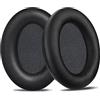 SOULWIT Cuscinetti Auricolari Ricambio Per Sennheiser HD201/HD201S/HD206/HD200 Pro/HD180/HD418/HD419/HD421/HD428/HD429/HD438/HD439/HD448/HD449/HD451/HD461/HD471 Cuffia - Nero