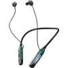 Caijin Cuffie Bluetooth sportive con cavo e archetto da collo, cuffie Bluetooth in-ear con cancellazione del rumore ENC, impermeabilità IPX6 e bassa latenza per fitness/ciclismo/ufficio (Blu)