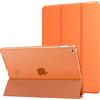 MoKo Cover Custodia Per iPad 6a/5a Gen.2018/2017 da 9,7, Arancione | Ultra Sottile Leggero Custodia con Funzione di Auto Sveglia/Sonno Retro Semi-Trasparente Rigido
