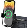 APPS2Car Supporto Robusto per Telefono con Slot CD e Caricabatterie Wireless Aggiornato