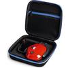 Protos Sistema di comunicazione BT-COM IV - Cuffie wireless Bluetooth integrali - Comunicazione cristallina - Costruzione robusta - Facile da installare, Colore: rosso, Standart