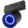 Planetitaly Cassa Bluetooth per Binario Track Magnetico 48V, Altoparlante Speaker 20W Hi-Fi per Filodiffusione Negozio e Casa, Cassa Acustica Wireless Orientabile Senza Fili