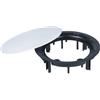 Snorvixre Supporto magnetico per altoparlante a soffitto rimovibile, ottimizzato per dispositivi coassiali, offre alta trasparenza acustica, rete metallica
