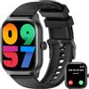 zaisia Smartwatch Uomo Donna con Chiamare/Rispondere, 2.01 Molteplici modalità Sportive Orologio Smartwatch con Contapassi/Sonno/Cardiofrequenzimetro, IP68 Orologio Intelligente per Andorid iOS