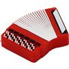 OneSquareCore 4GB Fisarmonica Modello USB 3.0 Chiavetta USB Memory Stick Pen Drive Chiavetta USB Jump Drive Memoria flash USB Chiavetta USB 3.0 Ｕ Disco Chiavetta USB Flash Chiavetta USB - Rosso