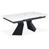 Menzzo Icaria Tavolo, Bianco/Nero, L180 x P100 x H75 cm