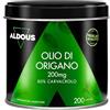 Aldous Bio Olio di Origano - 200 Capsule, 160mg di Carvacrol - Antiossidante | Sistema Immunitario e Digestivo - Olio Essenziale di Origano - Olio di Oliva - 80% Carvacrolo - Oil of Oregano