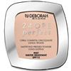 Deborah Milano - Cipria Compatta 24 ore Perfect SPF 15, N2 Light Rose, Texture Ultrafine, ad Azione Opacizzante, Lenitiva e Rigenerante adatta a Pelli Sensibili, 9 gr, 1 item