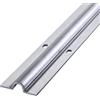 SOTECH Binario a pavimento SOTECH per porte scorrevoli con rulli (R10) Binario di scorrimento 1000 x 55 x 15 mm in acciaio zincato per porte scorrevoli