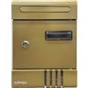 Kippen 10005LB - Cassetta Postale Modello House, Colore Bronzo, Dimensioni: 290x205x70 mm