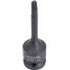 SIO Bussola Torx T30 a Impatto 1/2 - Chiave a Bussola Professionale 75 mm per Avvitatore Pneumatico e a Batteria - Attacco con Foro per Perno e Anello - 700 Nm