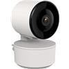 Planetitaly Telecamera FHD 1080P WiFi smart motorizzata videocamera di sorveglianza grandangolare 3.6mm IP CAM dome audio bidirezionale sensore movimento funziona con assistenti vocali