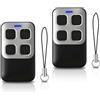 NLDZGA Telecomando per Porte da Garage per Hörmann BS 868MHz,Grigio,2 Pezzo | Per Hörmann BS Bisecur 868MHz HSE1,HSE2,HSE4-868-BS, HS1,HS4,HS5,HSS4,HSP4,HSD2-868-BS, Telecomando di Ricambio a 4 Canali
