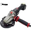 HEADNMORE® Parkside Performance® - Smerigliatrice angolare a batteria PPWSFA 20 V a testa piatta (senza batteria) + portachiavi