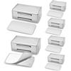 Traumarkeu 6 Pezzi Calamite per Mobili Chiusura Chiusura magnetica per Ante.Acciaio Inox Forte Calamita Adesive Serratura Magnetica Potenti Adesivo per Porta per Ante Cucina Mobili Magnete Porta Chiusura Mobili