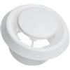 EUROPLAST Ø 100mm Diffusore Regolabile - Valvola di Alimentazione/Scarico Aria Universale - Coperchio Condotto di Ventilazione - Plastica ABS Bianca