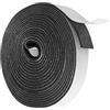 Vefhby Guarnizione in schiuma EPDM autoadesiva, 12 x 3 mm, 10 m | Guarnizione in schiuma EPDM autoadesiva, flessibile e resistente, per porte, finestre e fessure.