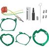 Generic Kit di riparazione spina - Candeletta riscaldatore | Connettore impermeabile con set di cablaggio, kit di manutenzione per riscaldamento elettrico ad aria, accessorio per il riscaldamento invernale
