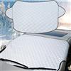 Bavooty Copertura per Parabrezza Auto,147x100 cm Copertura Parabrezza Auto Inverno,Parasole per Neve e Ghiaccio per Contro Neve,Ghiaccio,Gelo, Anti UV