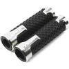 WMYIEHAJ Manopole for manubrio moto antiscivolo, compatibili con Yamaha Tmax530 Tmax560 Tmax 530 500 T Max Sx Dx 2014 2015 2016 2017 2018(Silver)
