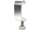 WMYIEHAJ Gancio for telaio borsa, impugnatura a uncino, accessori decorativi for moto, compatibile con Vespa GTS LX LXV Sprint Primavera 50 125 250 300(Silver)