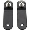 WMYIEHAJ Supporto for riser modificato for serbatoio di benzina da 28-76 mm, compatibile con Sportster Iron XL 883 1200 48 72(Black 38mm)