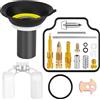 Tunejoy Kit di Riparazione Carburatore Set per PD24J Carburatore 24mm per 4 Tempi GY6 125cc 150cc 152QMI 157QMJ ATV Scooter Go Kart