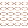 eMagTech 30 Guarnizioni Per Coppa Dell'olio In Rame 22x27x1,5 Mm 028103059A Compatibile Con La Guarnizione Del Tappo Di Scarico Per Autoveicoli