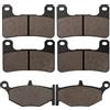 Cnornus Pastiglie Freno Anteriore e Posteriore per Suzuki GSXR 600 GSXR 750 K 2006-2010 GSXR 1000 2007-2010 GSX 1300 Hayabusa 2008-2012